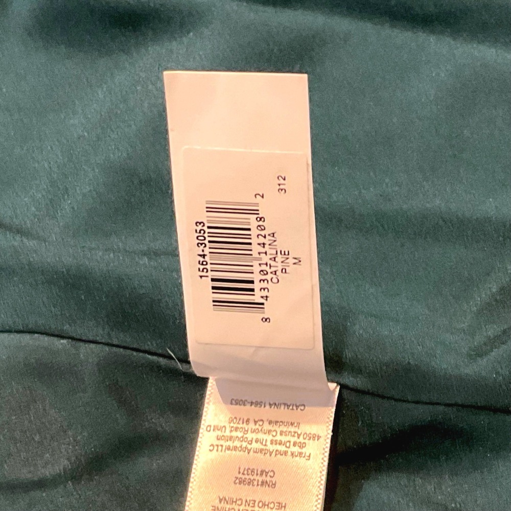 Dress the Population Catalina Fit &‎ Flare Dress Pine Green Medium NWT s - Picture 13 of 16
